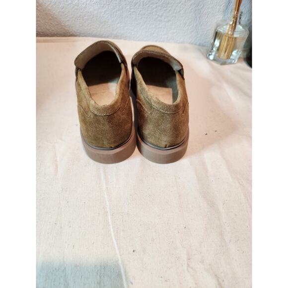 VANELi Tan Suede Loafers Size 6M Rhinestone Strap Slip-On Flat‎ Shoes - Picture 6 of 8